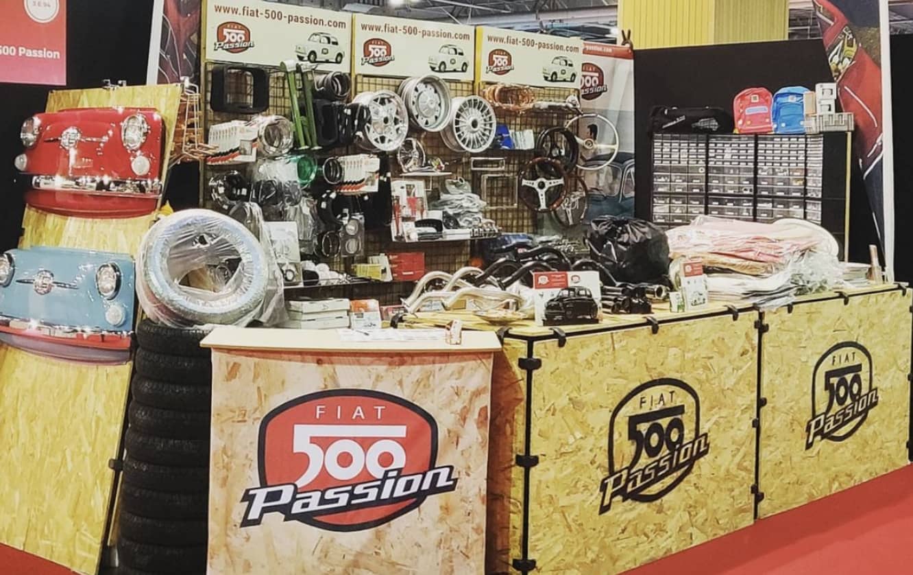 Fiat 500 passion intérieur magasin