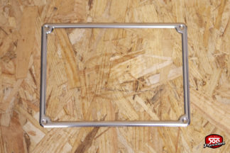 Cadre inox de plaque de police arrière