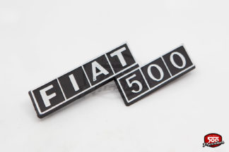 Monogramme arrière "Fiat 500" en pvc avec agrafes