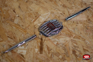 Monogramme face avant "Fiat 500 F" - 3 pièces chromé