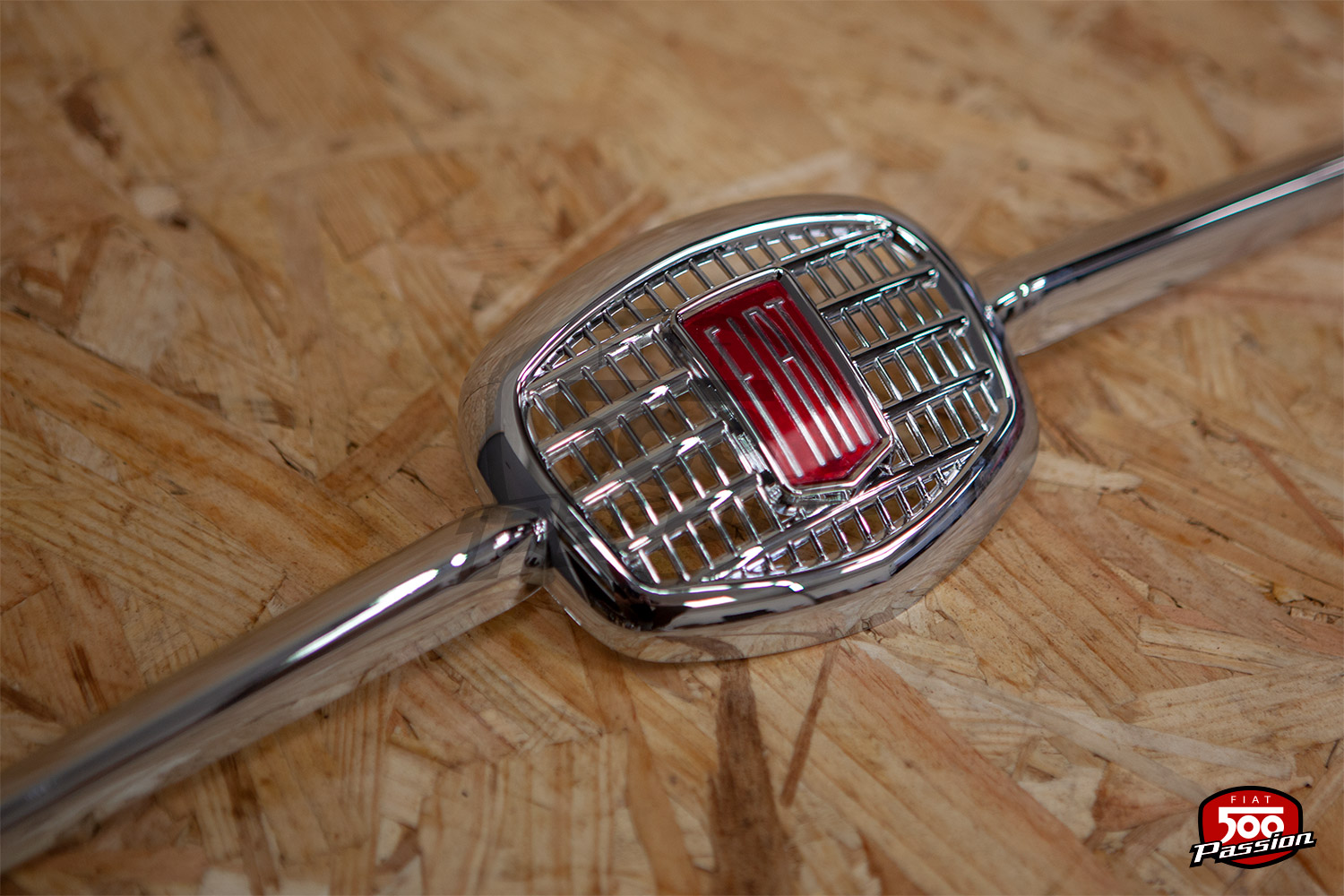 Monogramme face avant "Fiat 500 F" en pvc avec agrafes – Image 2