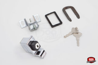 Poignée de capot chromée avec serrure