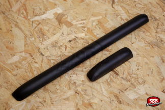 Protection le long du tableau de bord (2 pièces) noir