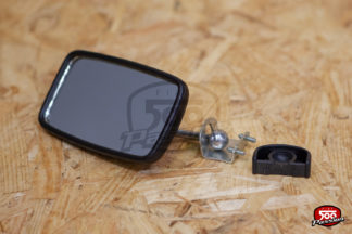 Rétroviseur PVC noir extérieur - fixation à pinces