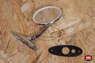 Rétroviseur chromé rond - fixation à vis