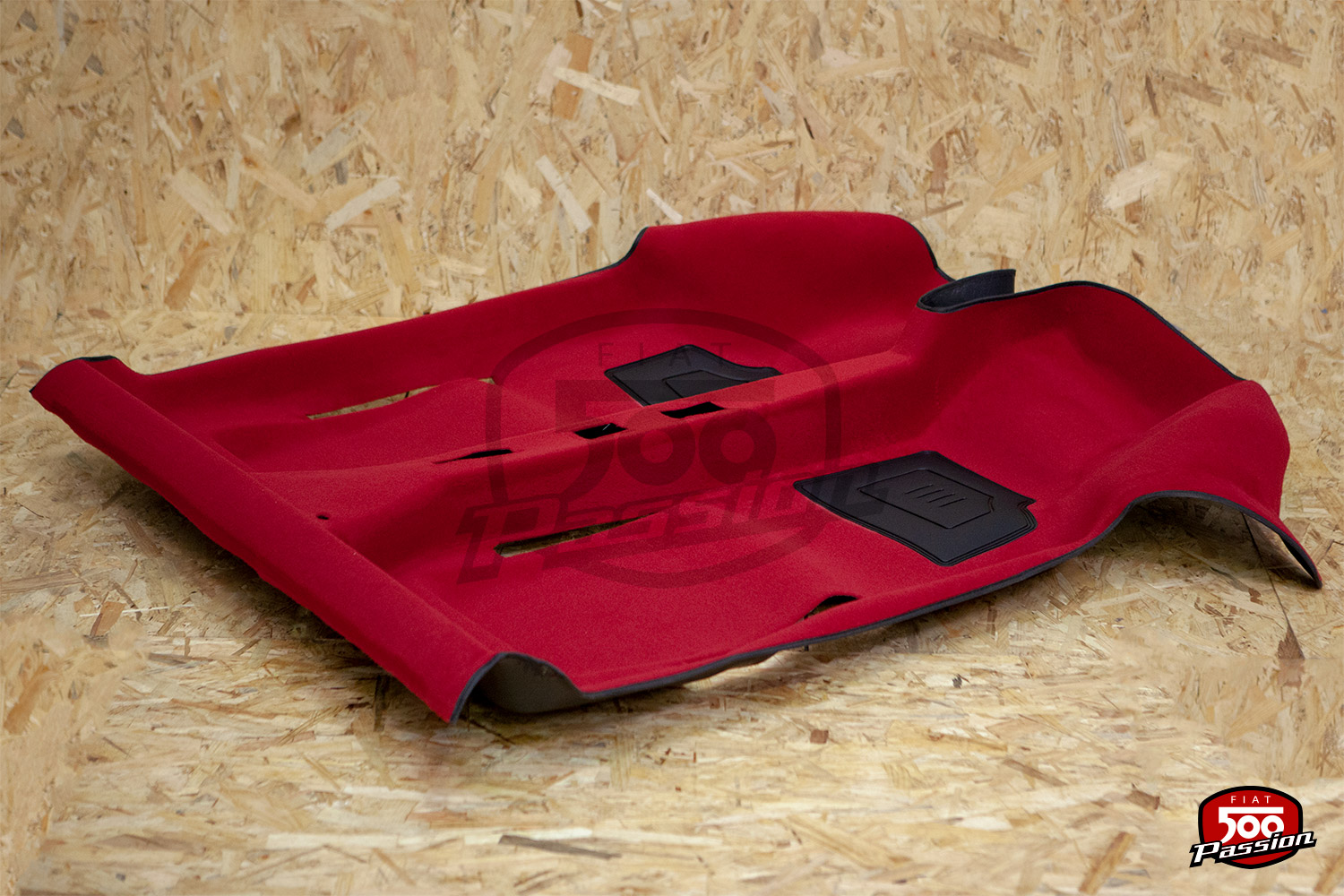 Tapis moquette 500 L rouge