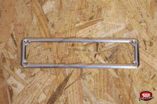 Cadre inox de plaque de police avant