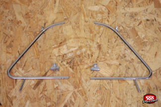 Cadre inox déflecteur avec support de manette (La Paire)