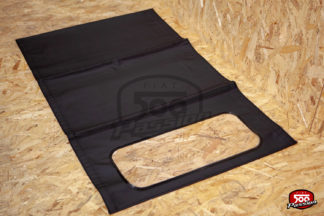 Toile de capote pour Fiat 500 D coloris noir (longue)