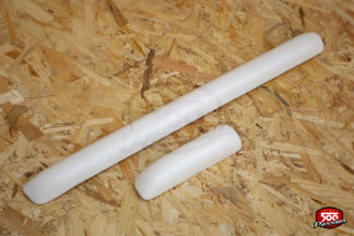 Protection le long du tableau de bord (2 pièces) blanc