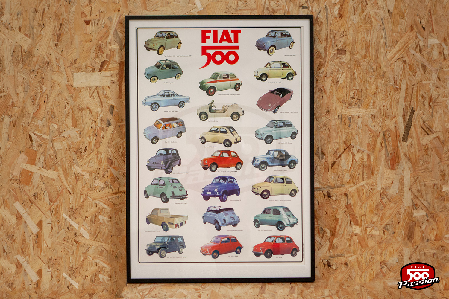 Affiche Fiat 500