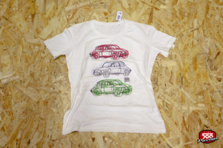 T-shirt blanc Fiat 500 Italien