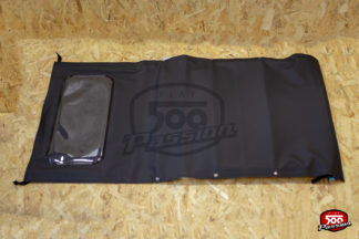 Capote complète pour Fiat 500 D coloris noir (longue)