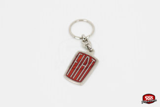Porte clés logo Fiat 500 - rouge