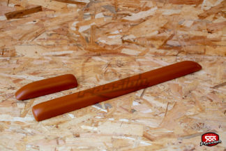 Protection le long du tableau de bord (2 pièces) marron