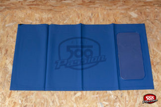 Toile de capote pour Fiat 500 D coloris bleu (longue)