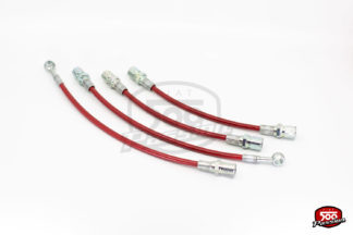 Flexibles de frein haute qualité (kit 4 pièces)