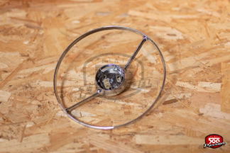 Commande de klaxon chromée pour volant Fiat 500