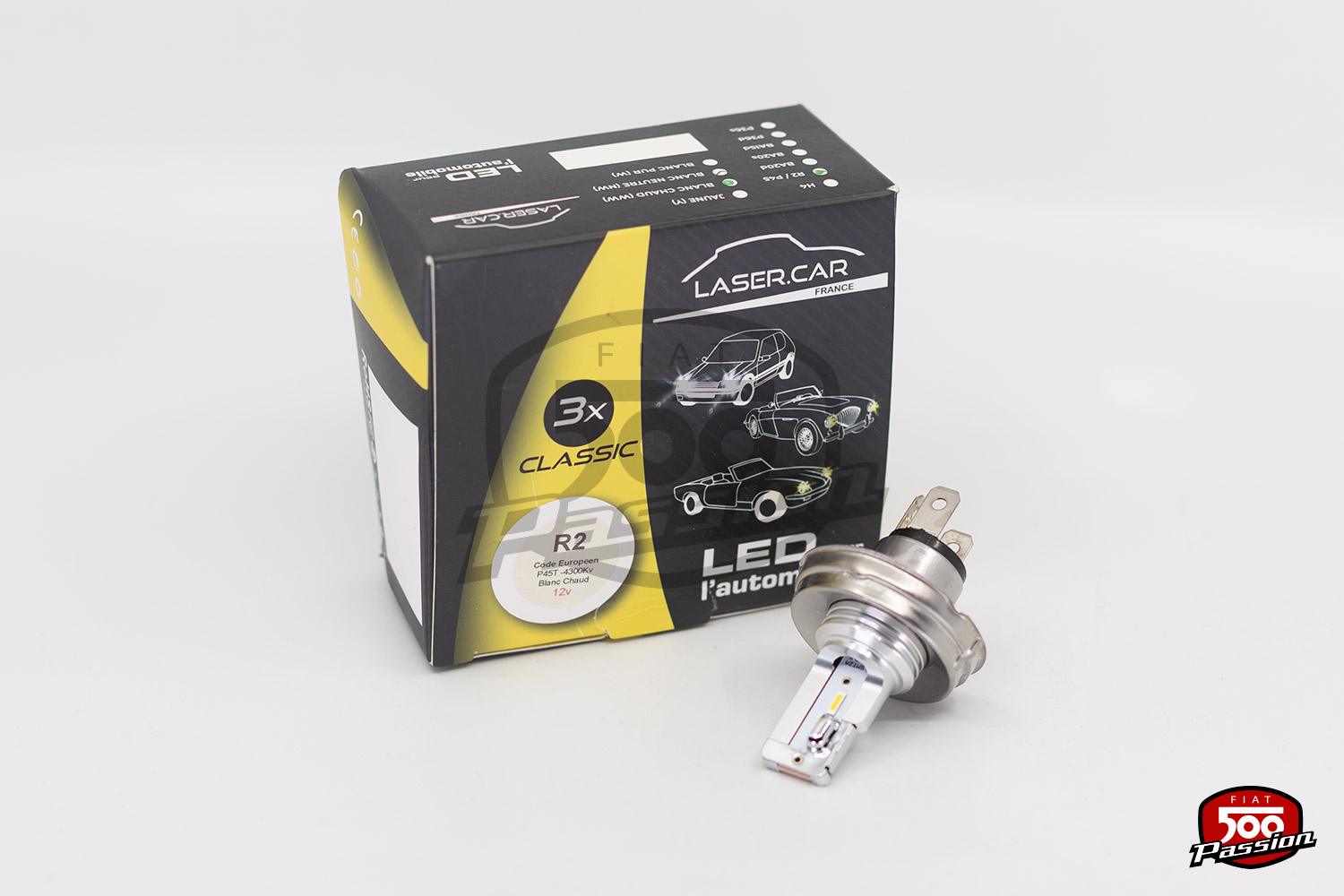 Kit ampoules LED de phare avant (blanc chaud)