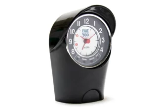 Horloge à poser compteur Fiat 500 (noir)