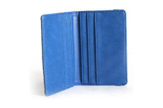 Porte cartes vintage Fiat 500 - bleu