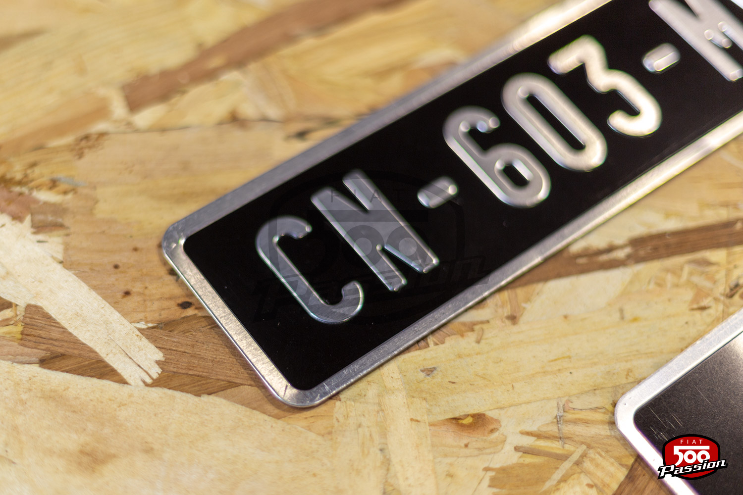 Plaque d'immatriculation en alu – Image 2