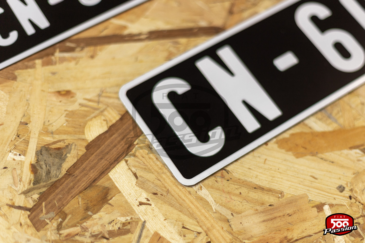 Plaque d'immatriculation fond blanc – Image 2